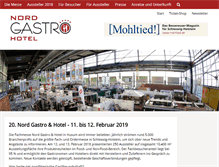 Tablet Screenshot of nordgastro-hotel.de